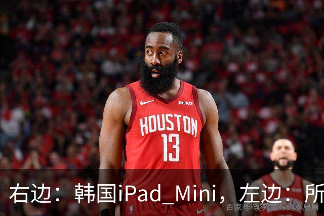 右边：韩国iPad Mini，左边：所有其他国家的iPad Mini
